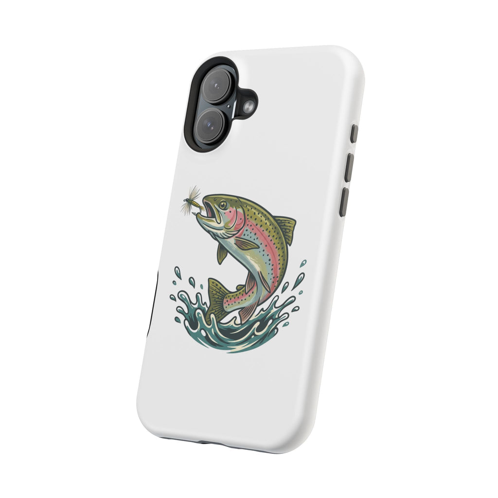 Fishing Rainbow Trout Phone Case – Magnetic Impact-Resistant Cover
