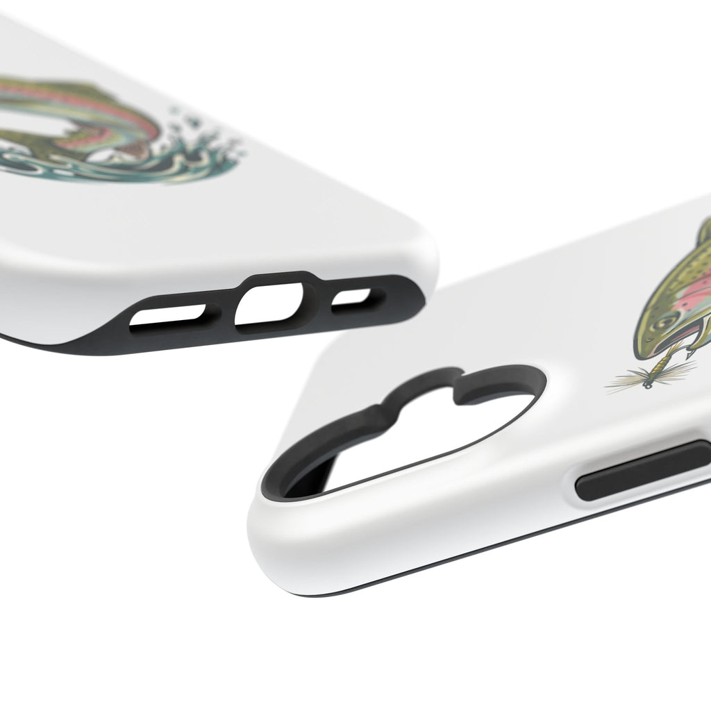Fishing Rainbow Trout Phone Case – Magnetic Impact-Resistant Cover