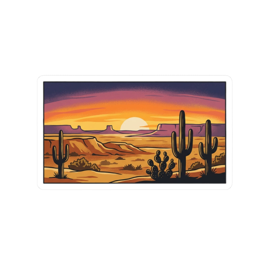 Desert Scene Sticker