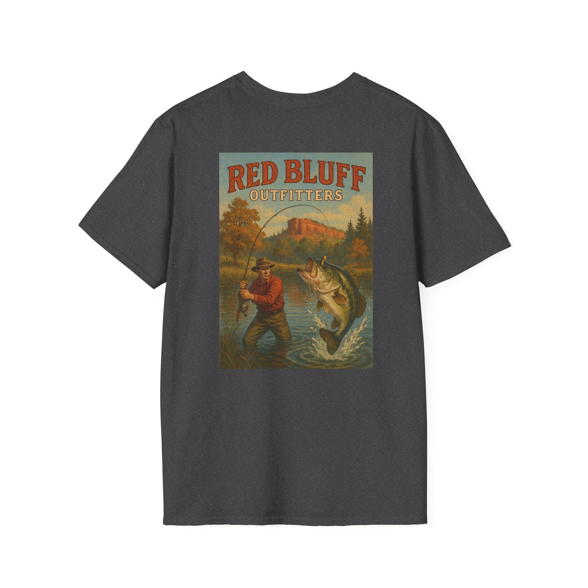 Red Bluff Outfitters Patch T‑Shirt — Retro Outdoor Logo Tee