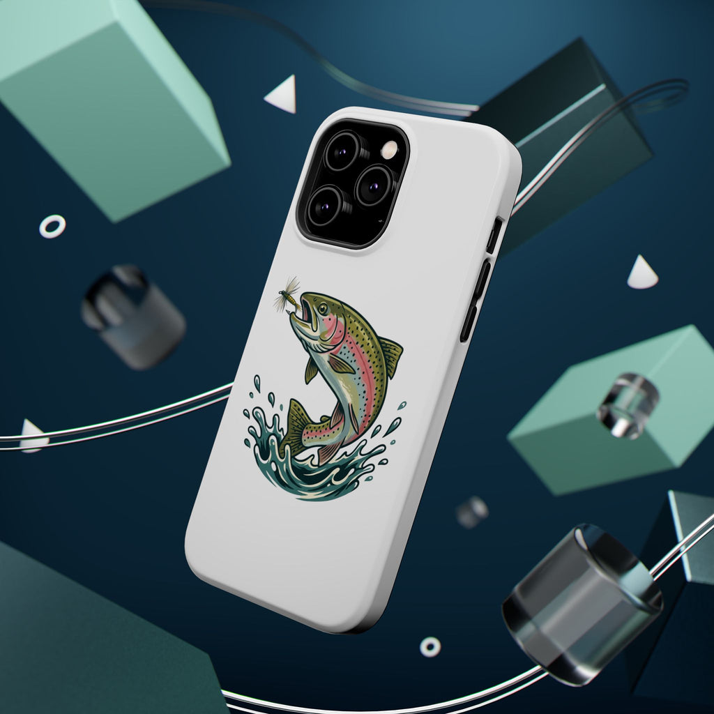 Fishing Rainbow Trout Phone Case – Magnetic Impact-Resistant Cover