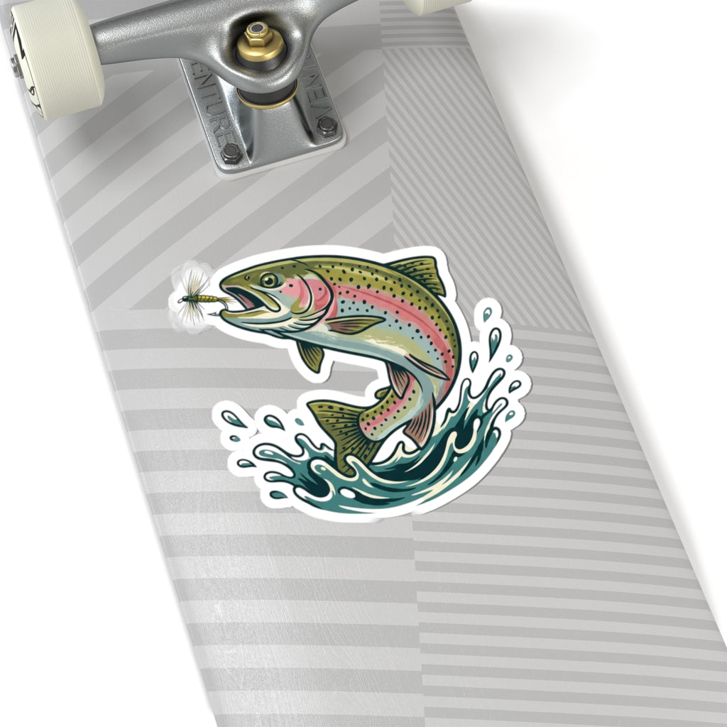 Rainbow Trout Fishing Sticker