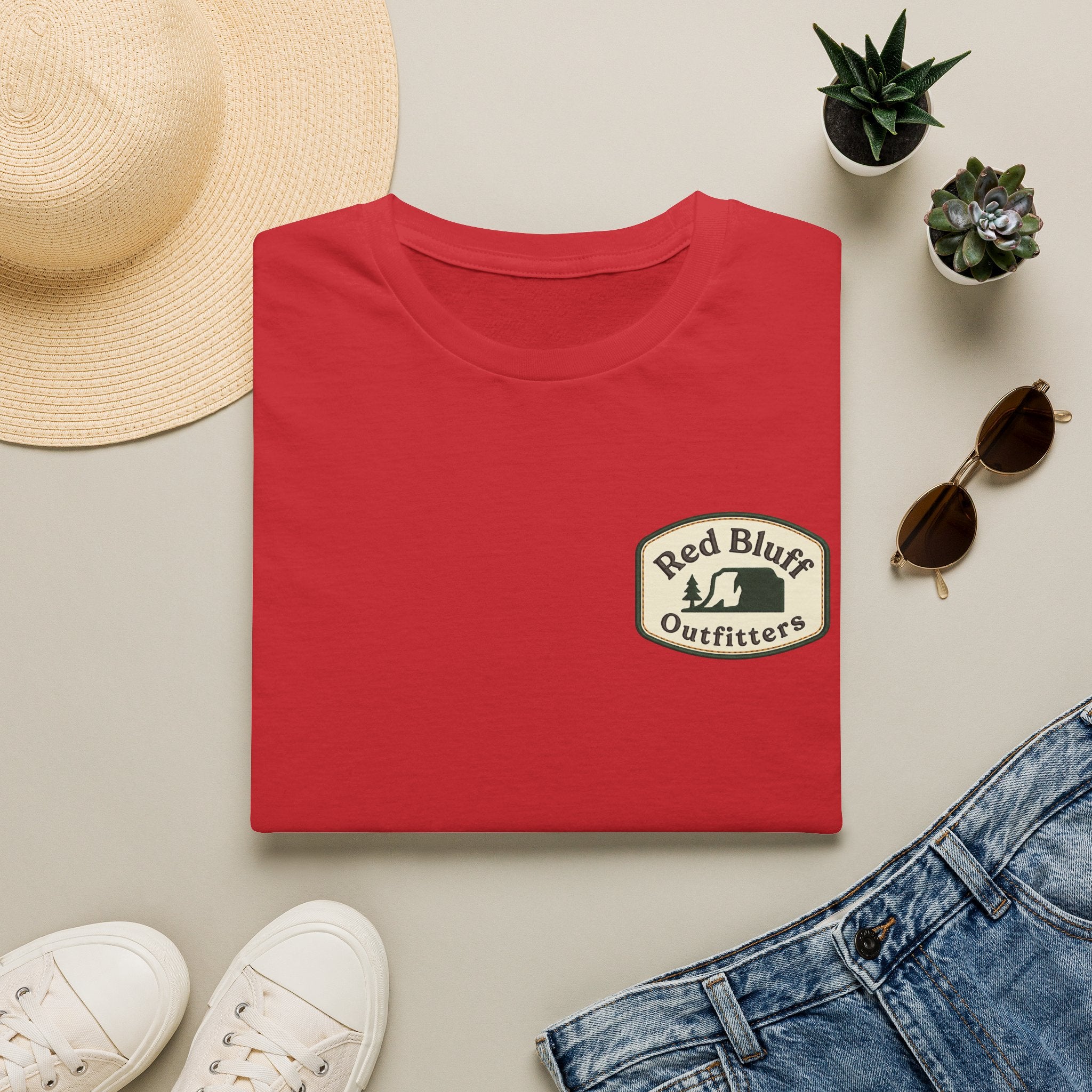 Red Bluff Outfitters T-Shirt — Vintage Outdoor Logo Tee