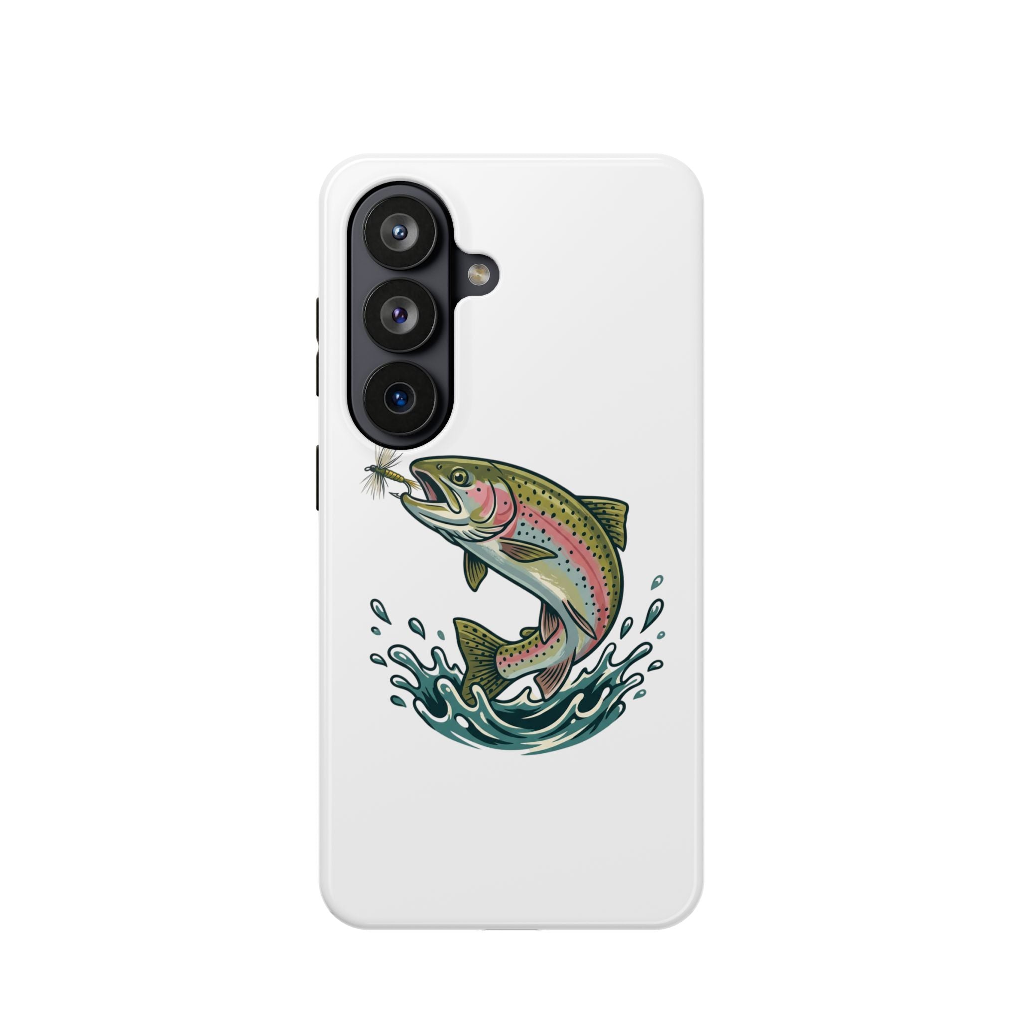 Fishing Rainbow Trout Phone Case – Magnetic Impact-Resistant Cover