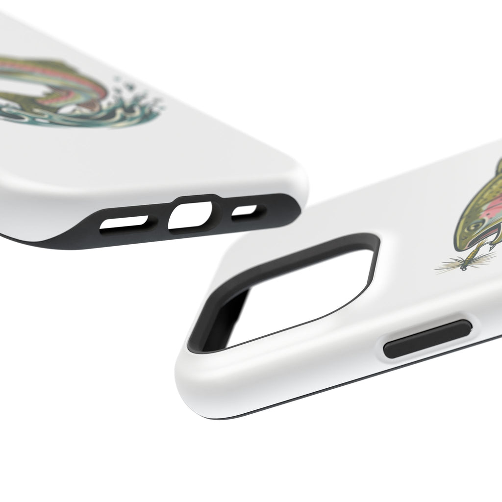 Fishing Rainbow Trout Phone Case – Magnetic Impact-Resistant Cover