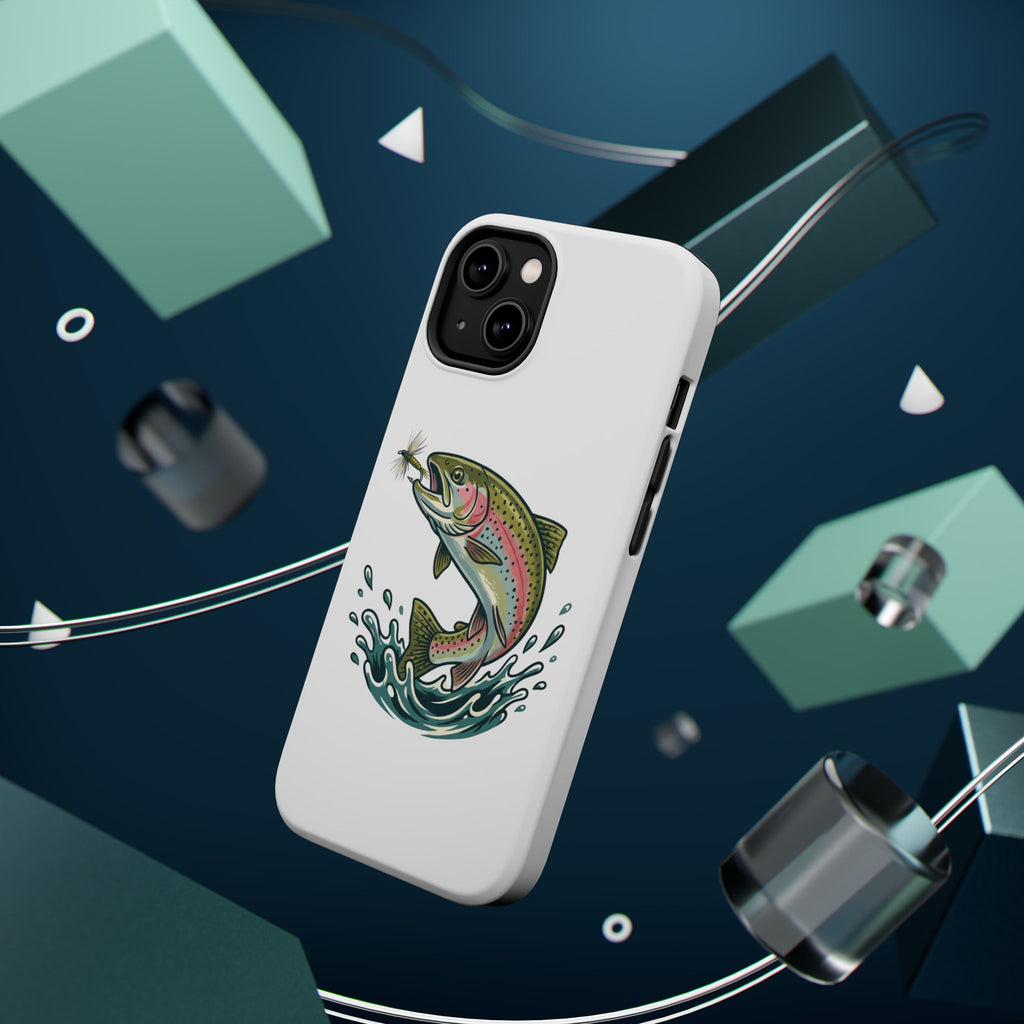 Fishing Rainbow Trout Phone Case – Magnetic Impact-Resistant Cover