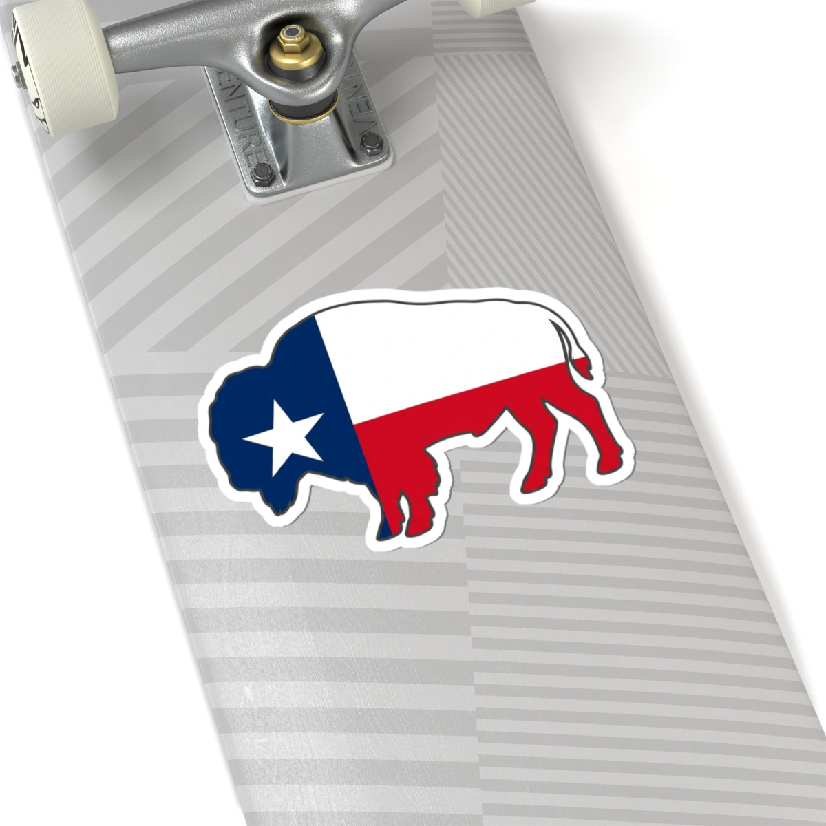 Texas Flag Buffalo Sticker — Lone Star Cut Decal
