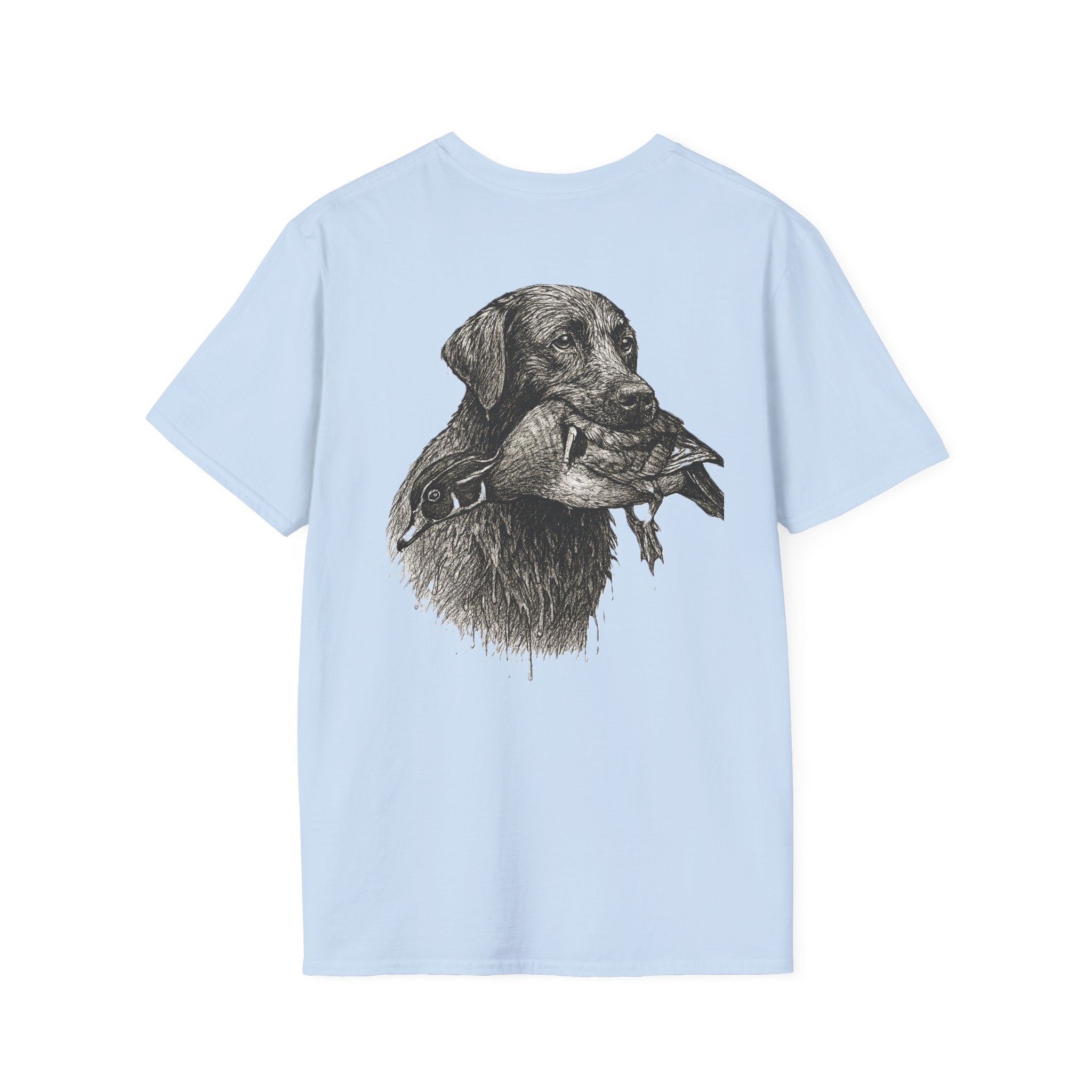 Lab Holding Wood Duck Tee