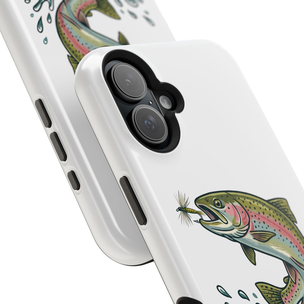 Fishing Rainbow Trout Phone Case – Magnetic Impact-Resistant Cover