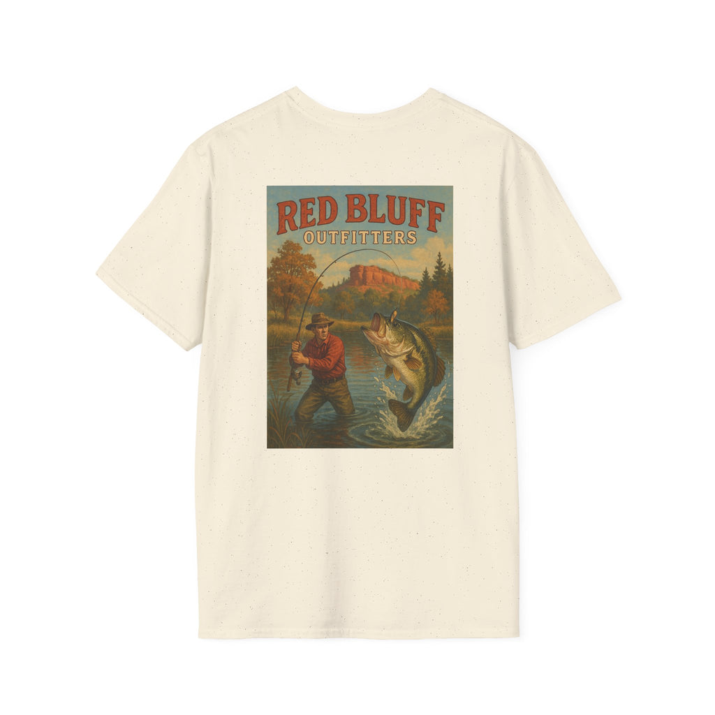 Red Bluff Outfitters Patch T‑Shirt — Retro Outdoor Logo Tee
