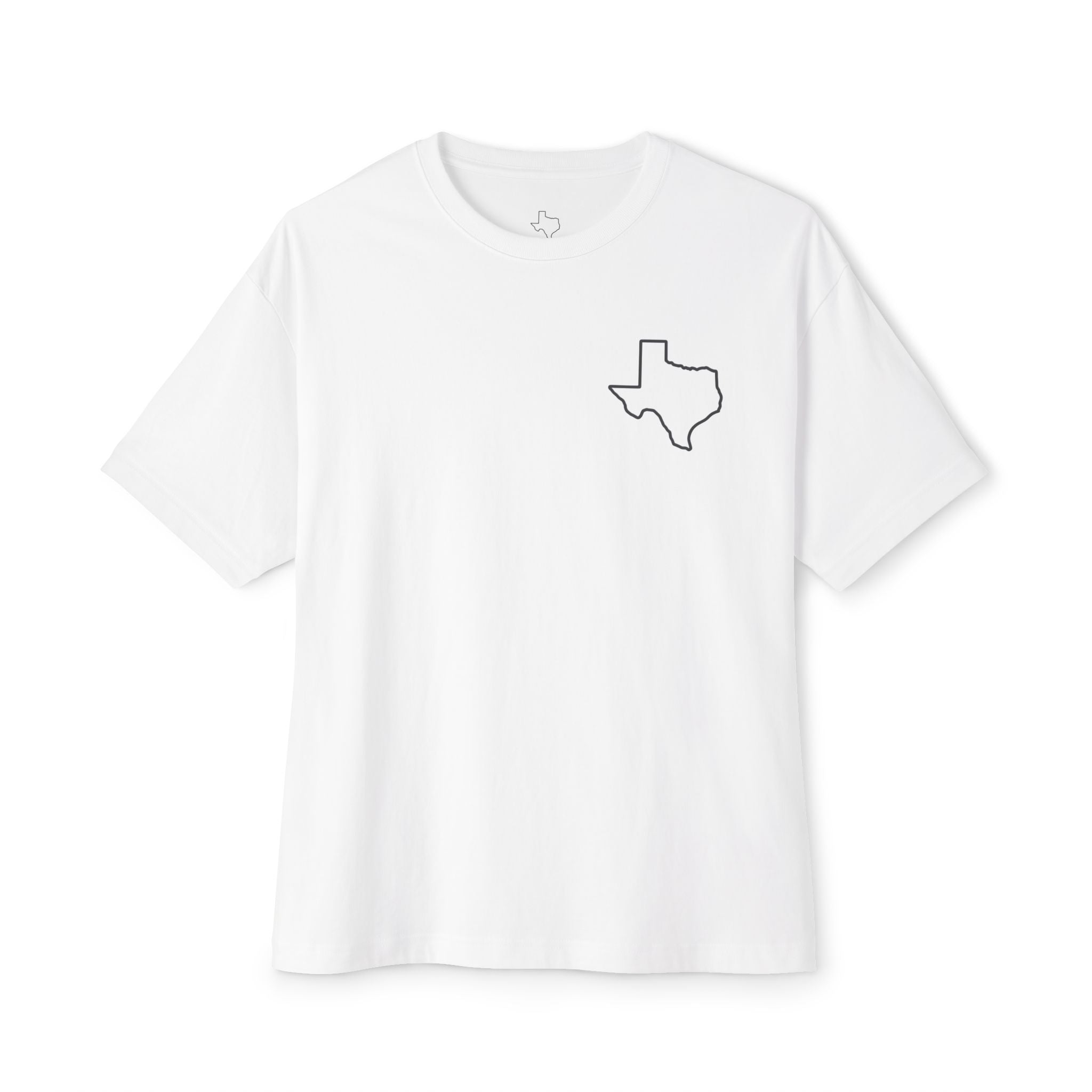 Longhorn Skull Texas Tee — Western Cowboy Oversized Boxy Shirt