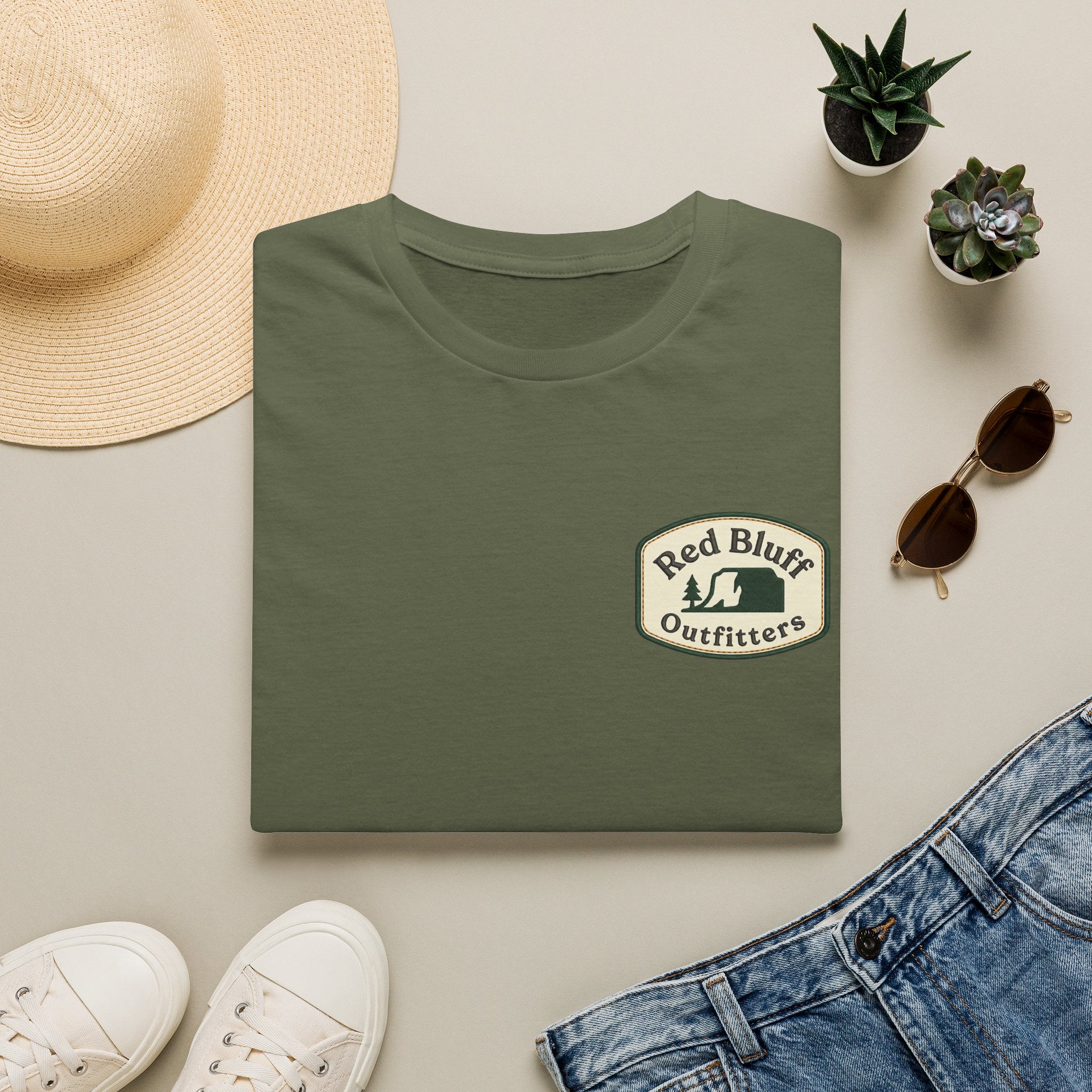 Red Bluff Outfitters T-Shirt — Vintage Outdoor Logo Tee
