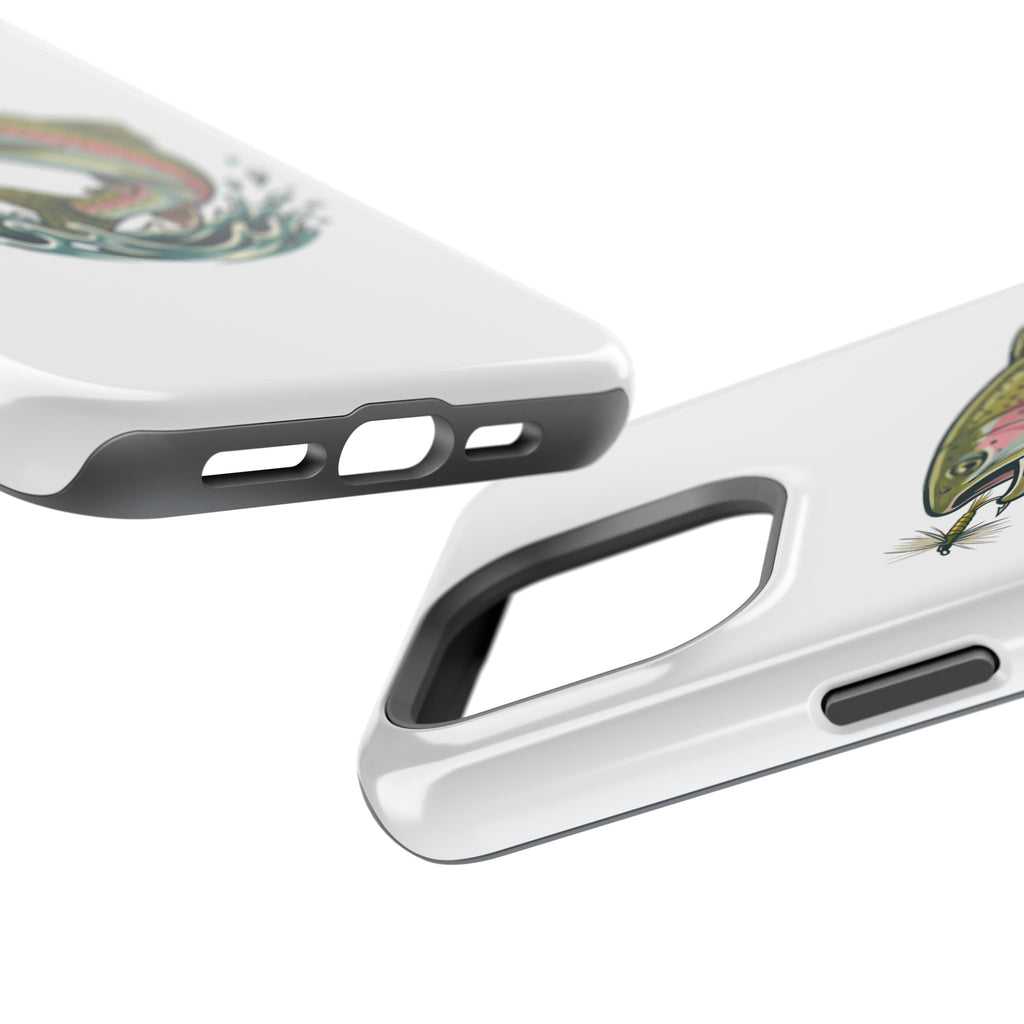 Fishing Rainbow Trout Phone Case – Magnetic Impact-Resistant Cover