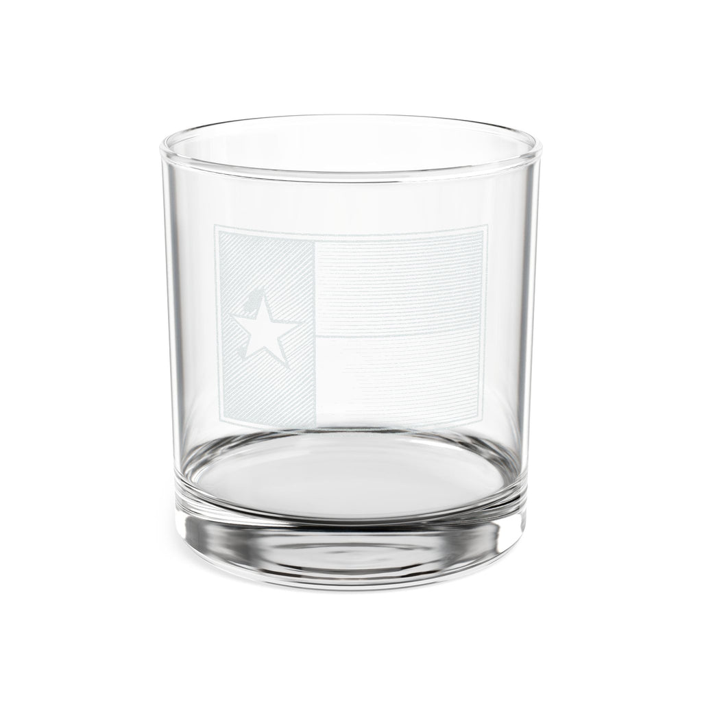 Texas Flag Whiskey Glass — 10.5oz Rocks Glass