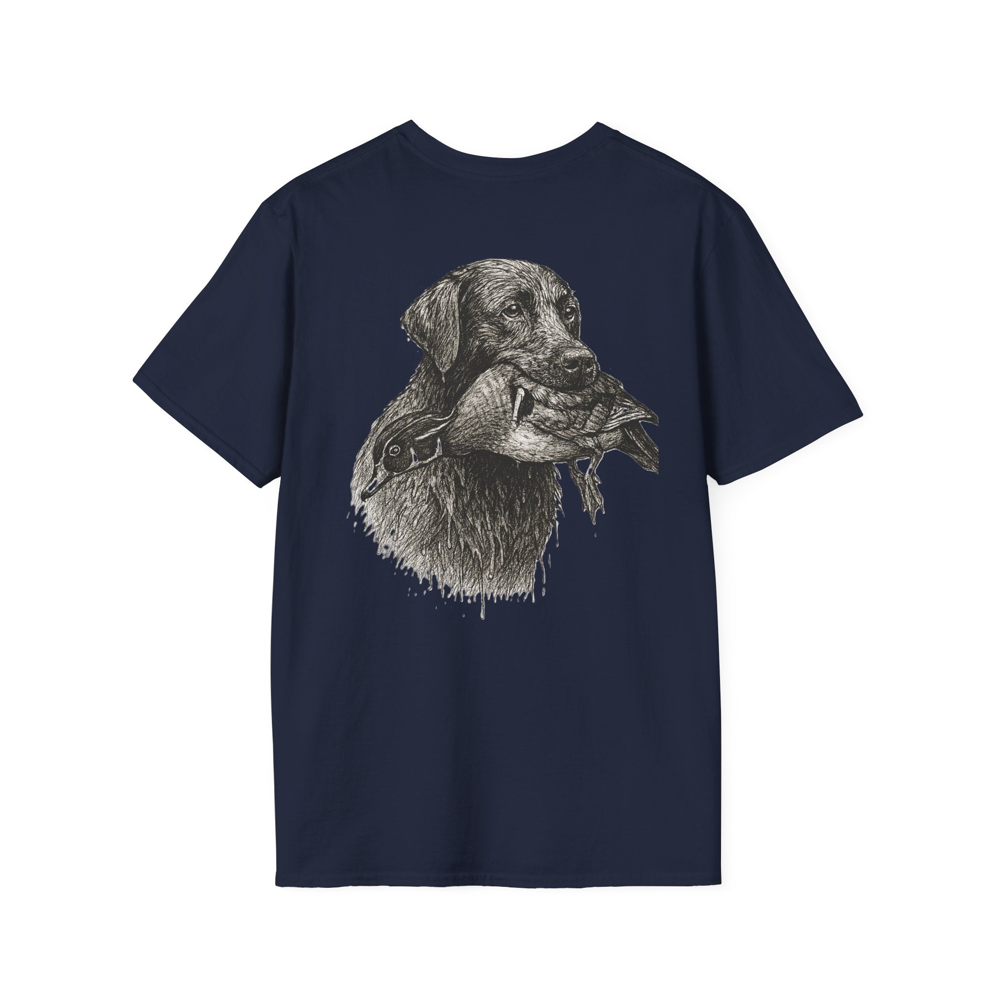 Lab Holding Wood Duck Tee