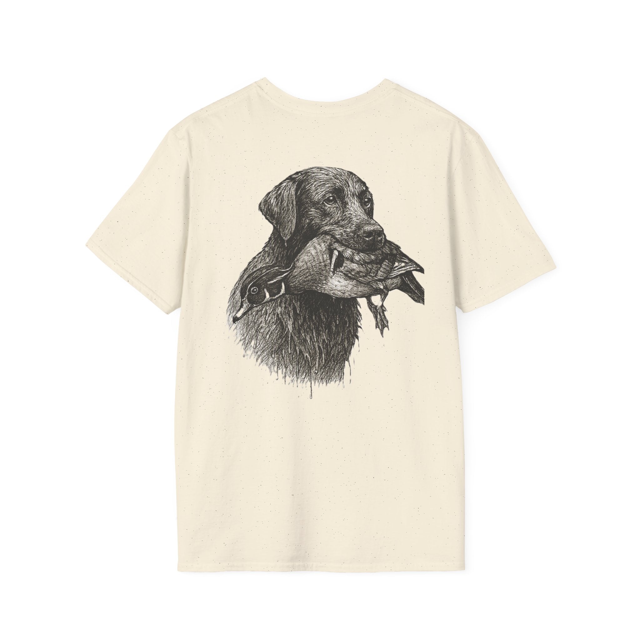Lab Holding Wood Duck Tee