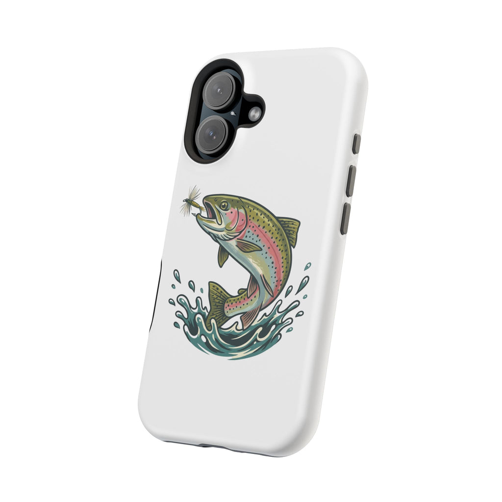 Fishing Rainbow Trout Phone Case – Magnetic Impact-Resistant Cover