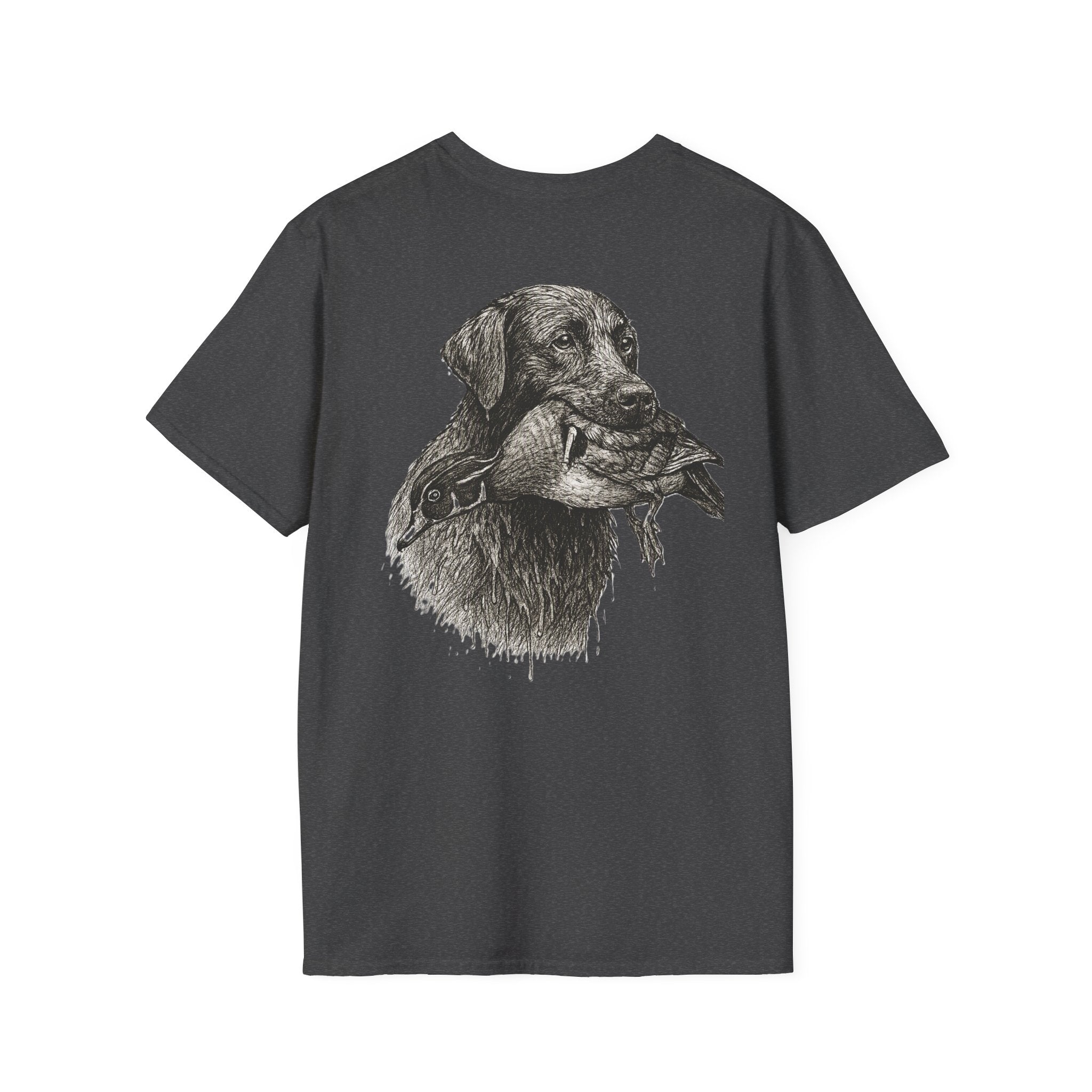 Lab Holding Wood Duck Tee