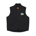 Washed Duck Cloth Work Vest — Embroidered Chest Patch