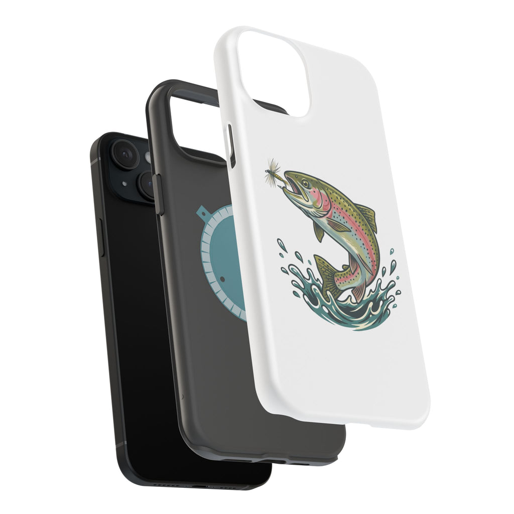 Fishing Rainbow Trout Phone Case – Magnetic Impact-Resistant Cover
