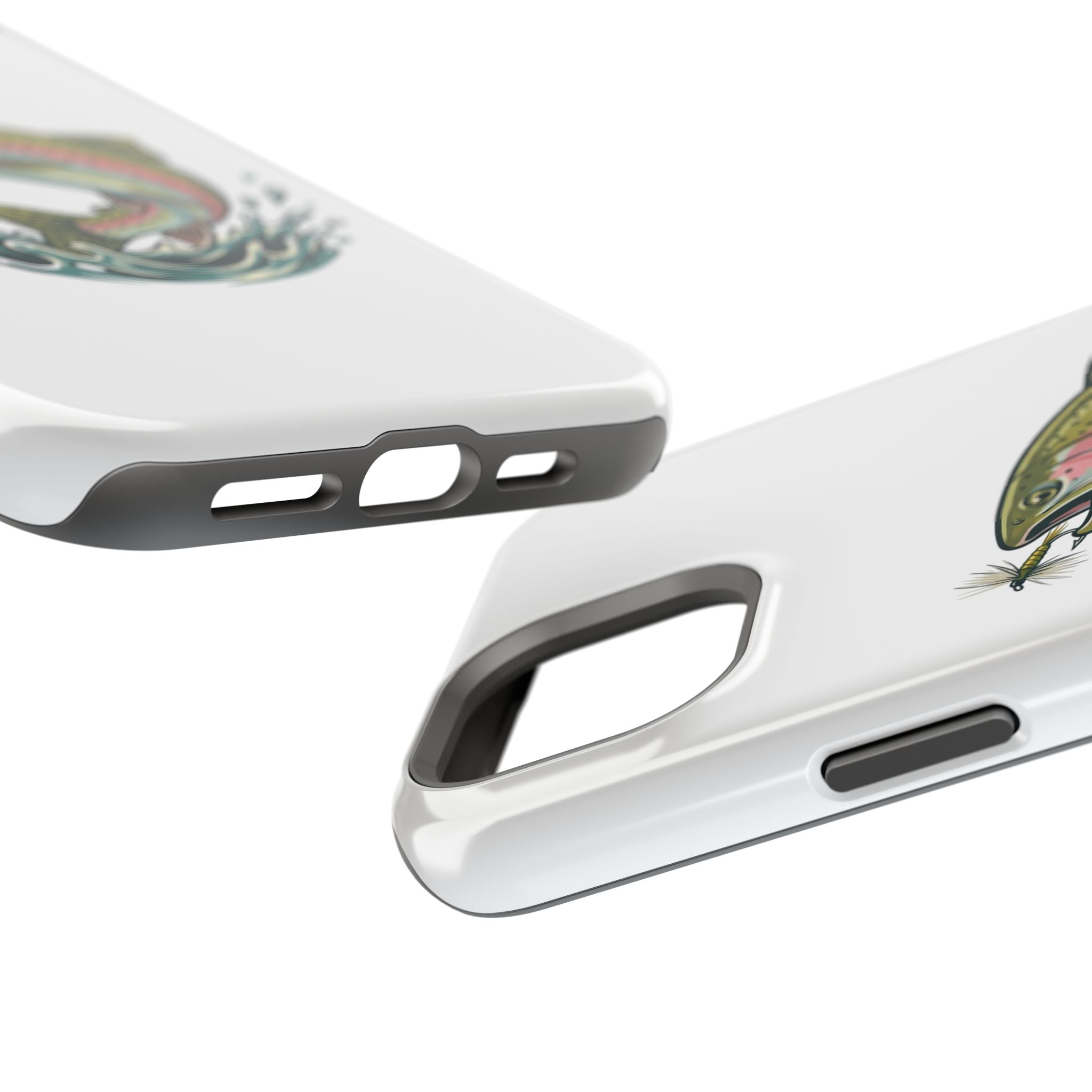 Fishing Rainbow Trout Phone Case – Magnetic Impact-Resistant Cover