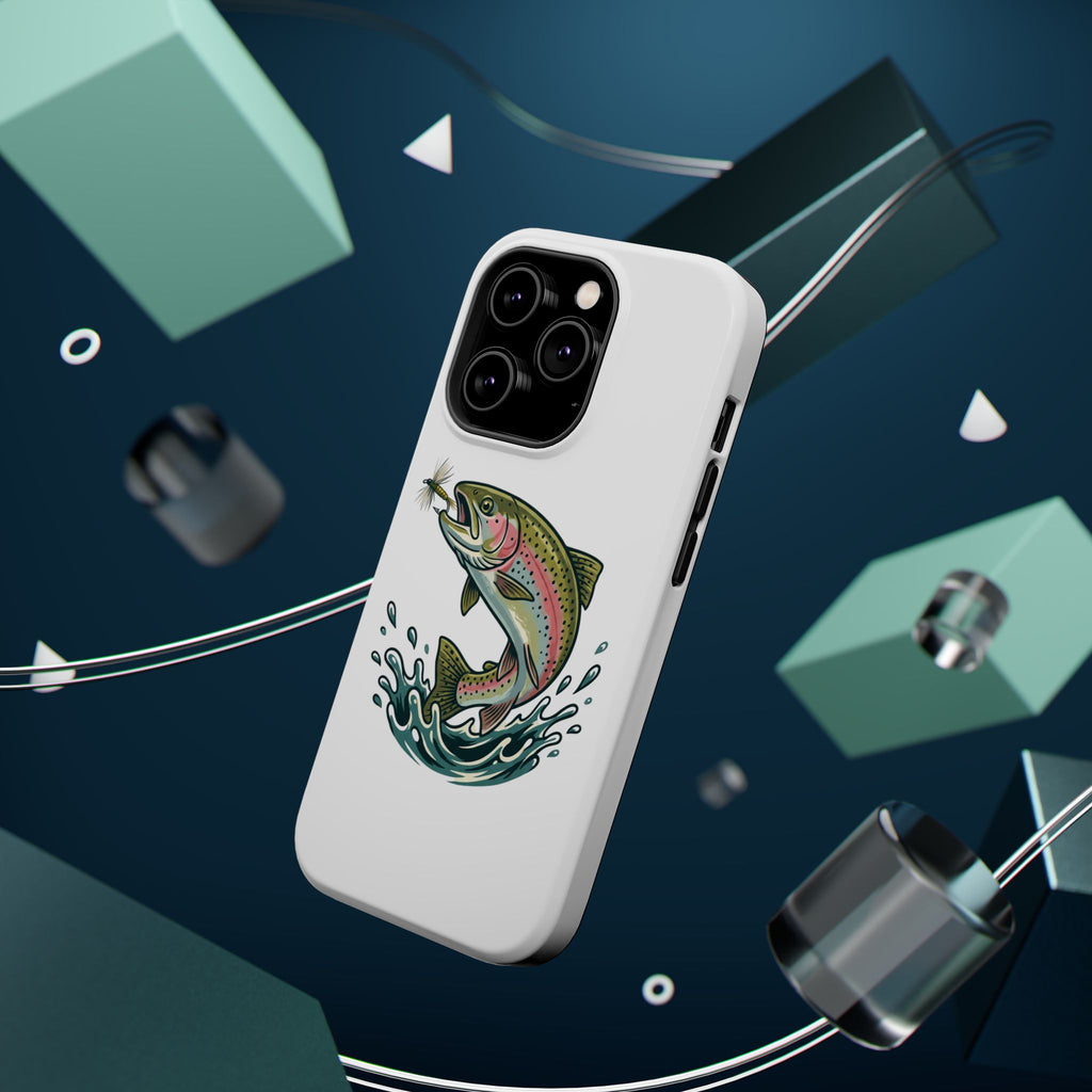 Fishing Rainbow Trout Phone Case – Magnetic Impact-Resistant Cover