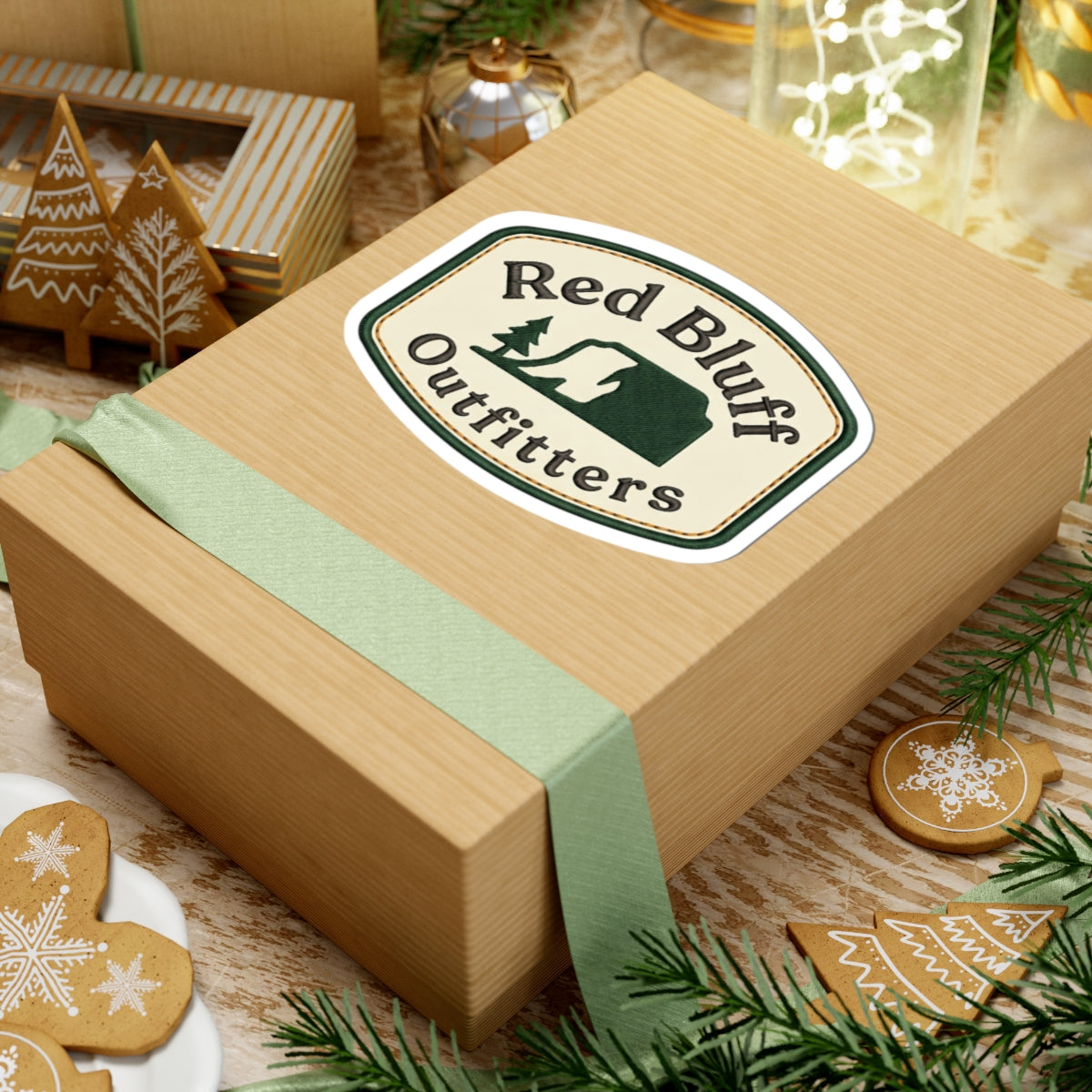 Red Bluff Outfitters Sticker — Retro Outdoor Decal