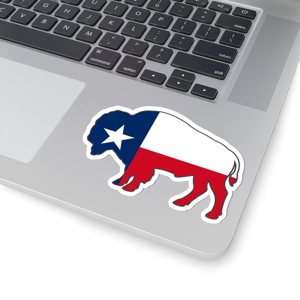 Texas Flag Buffalo Sticker — Lone Star Cut Decal