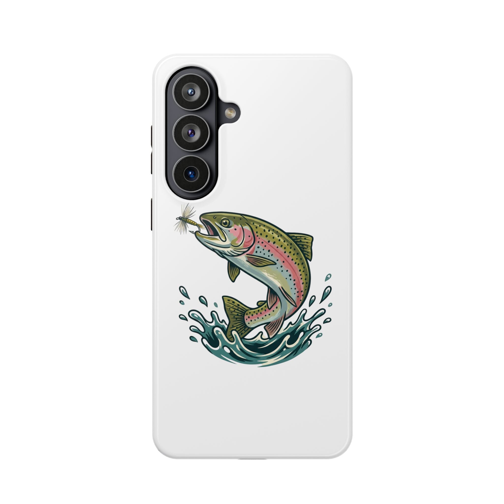 Fishing Rainbow Trout Phone Case – Magnetic Impact-Resistant Cover