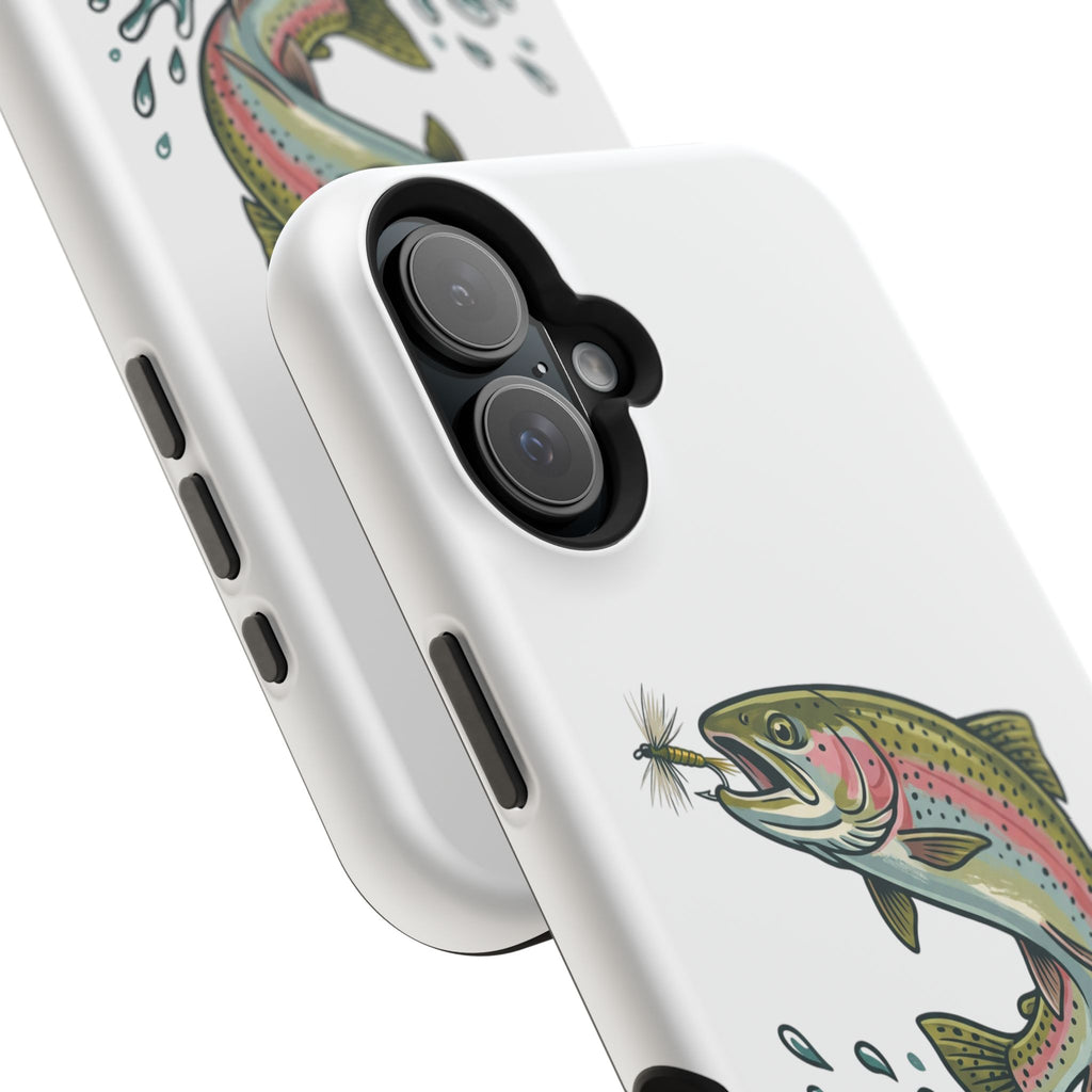Fishing Rainbow Trout Phone Case – Magnetic Impact-Resistant Cover
