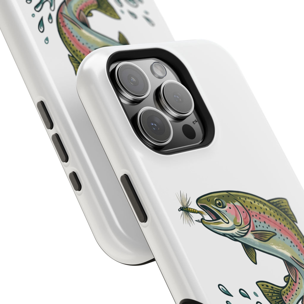 Fishing Rainbow Trout Phone Case – Magnetic Impact-Resistant Cover