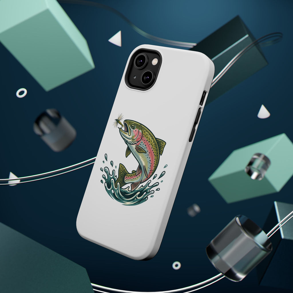 Fishing Rainbow Trout Phone Case – Magnetic Impact-Resistant Cover