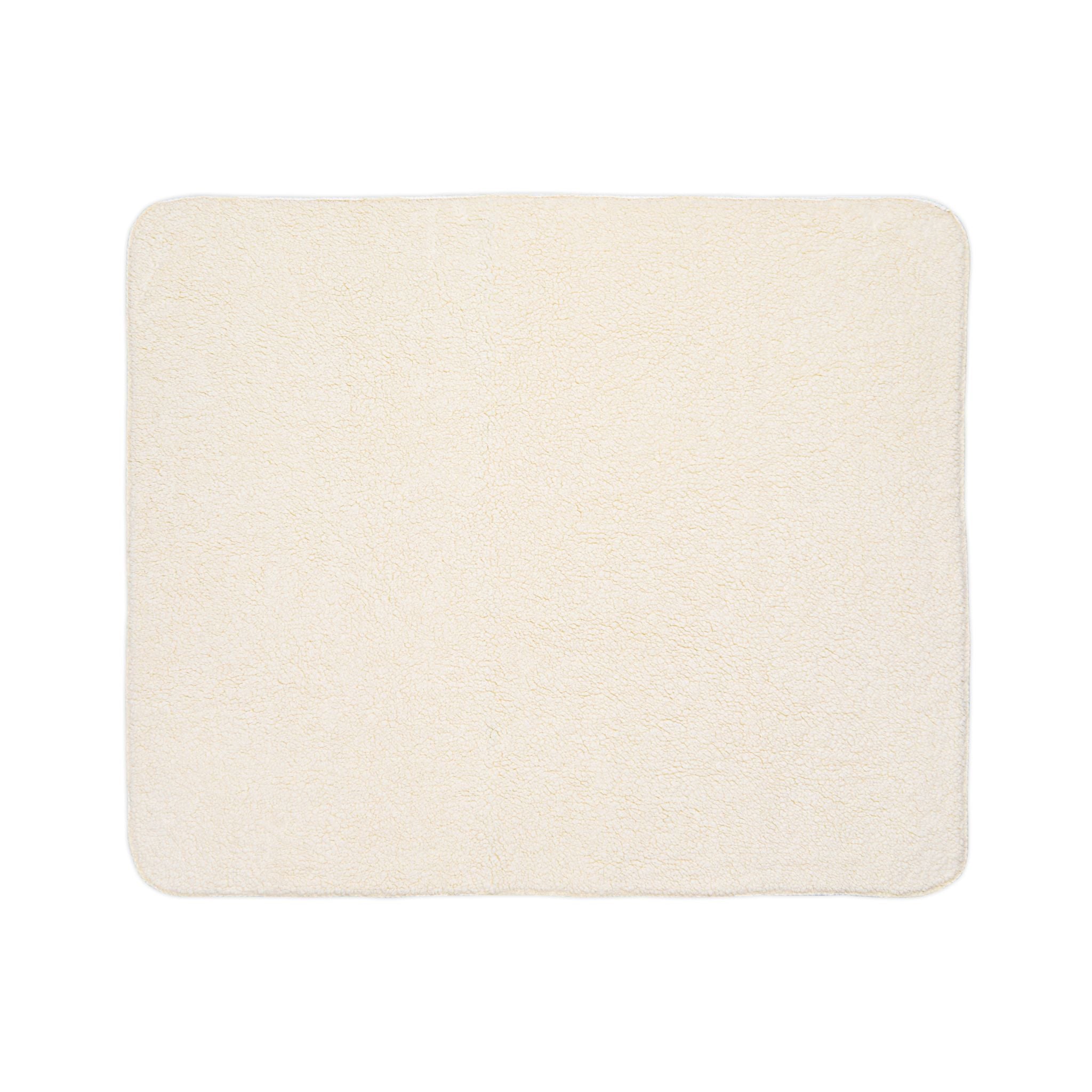 Red Bluff Outfitters Sherpa Blanket — Cozy Fleece Throw with Logo