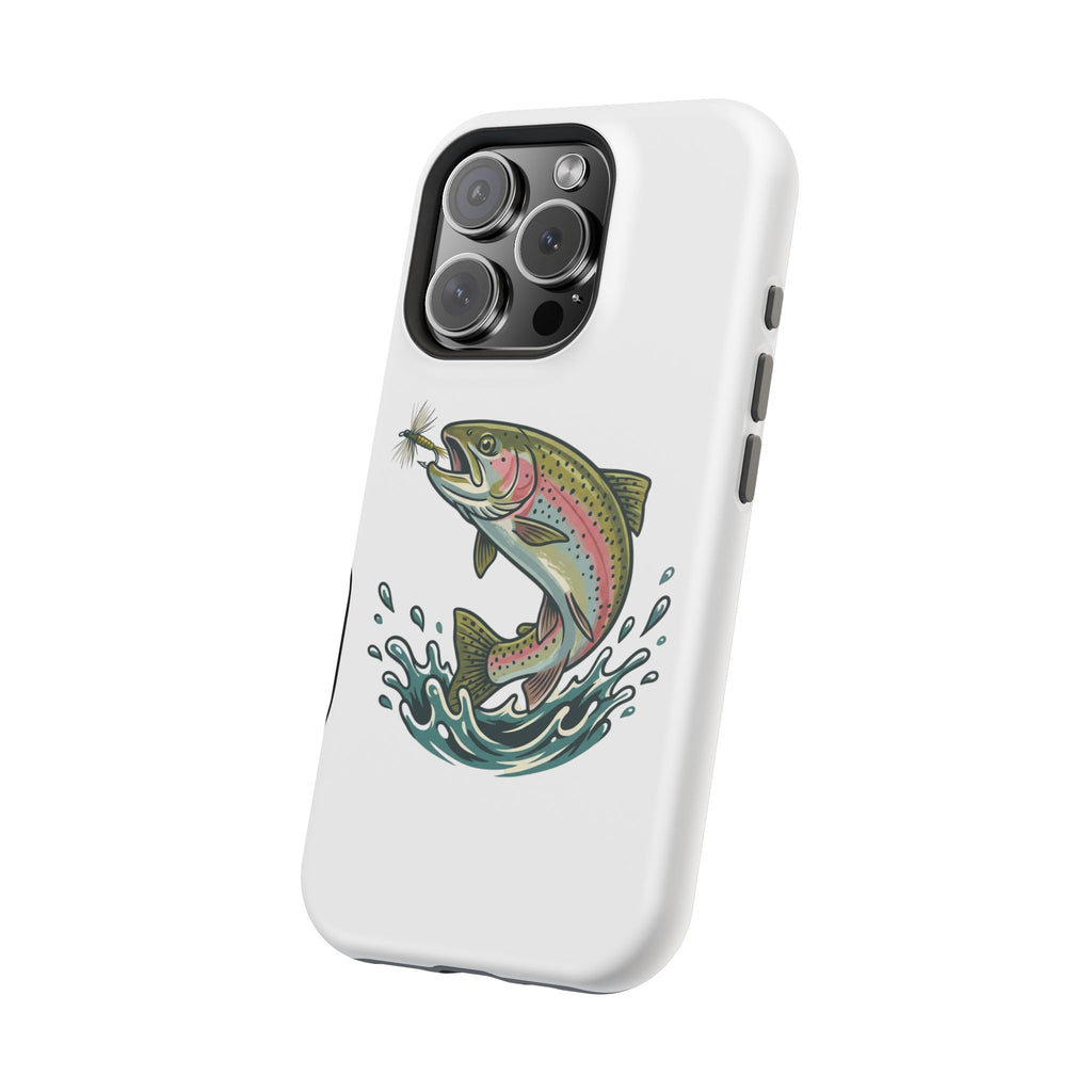 Fishing Rainbow Trout Phone Case – Magnetic Impact-Resistant Cover