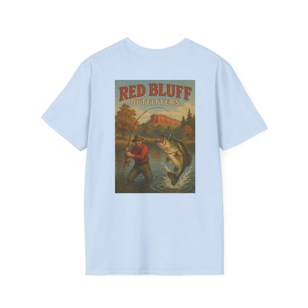 Red Bluff Outfitters Patch T‑Shirt — Retro Outdoor Logo Tee