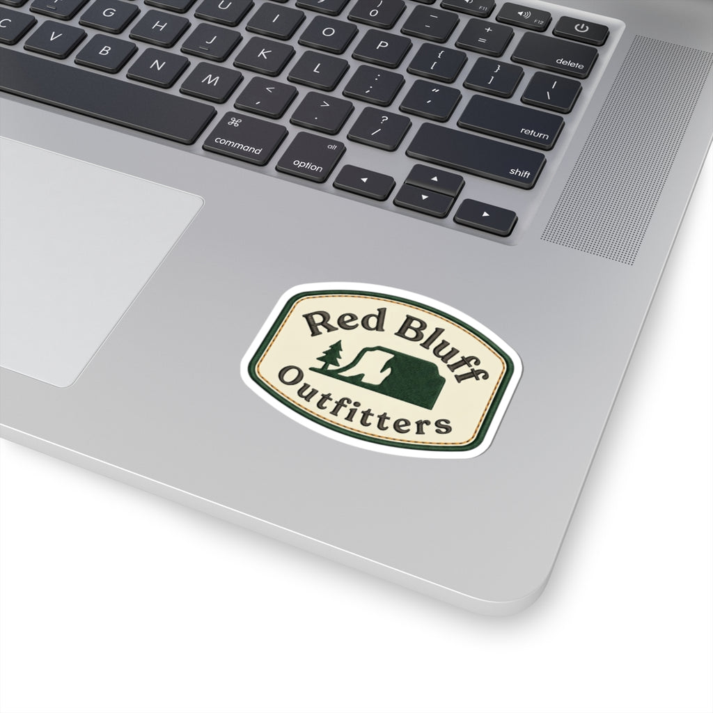 Red Bluff Outfitters Sticker — Retro Outdoor Decal