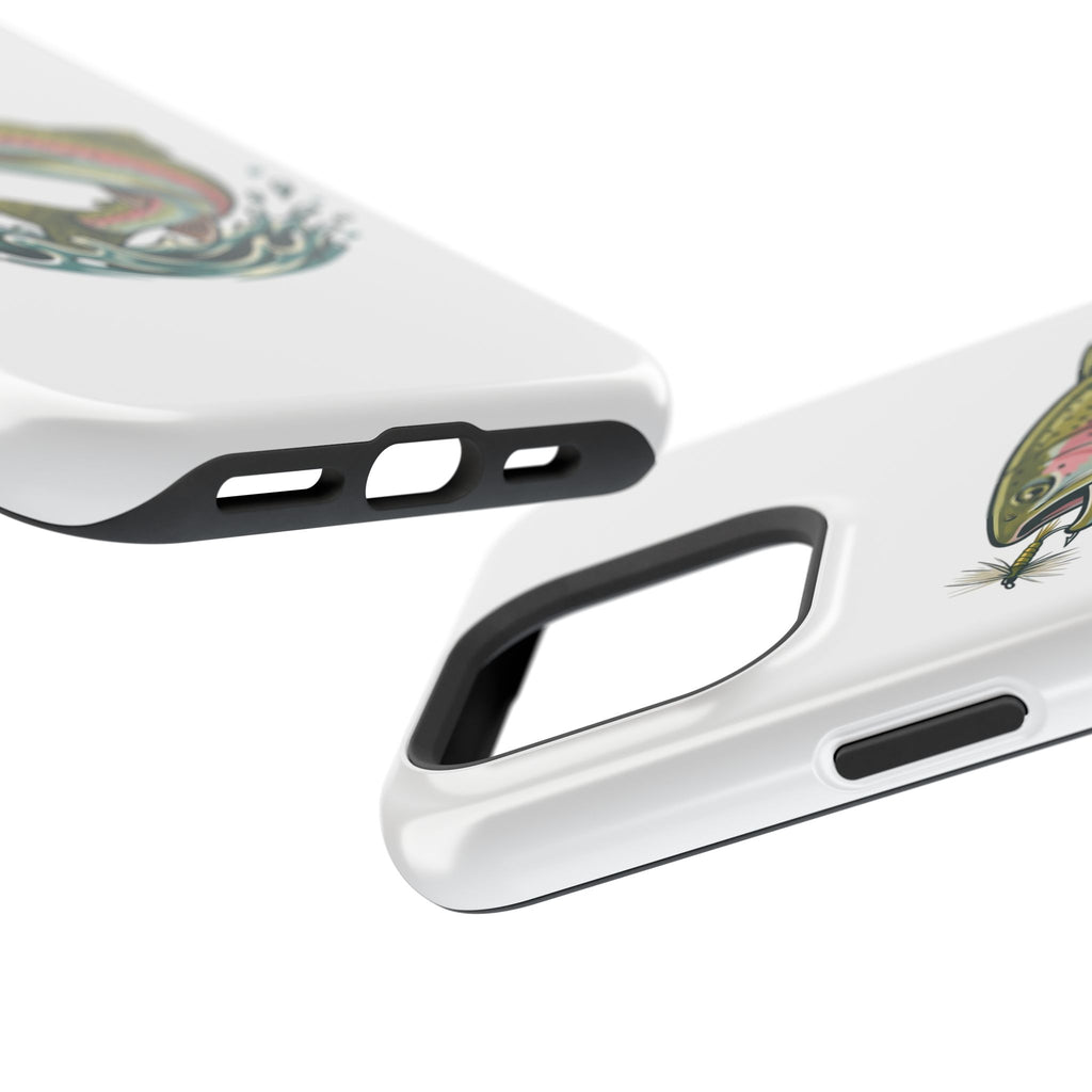 Fishing Rainbow Trout Phone Case – Magnetic Impact-Resistant Cover