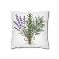 Farmhouse Herb Bundle Pillowcase — Decorative Throw Pillow