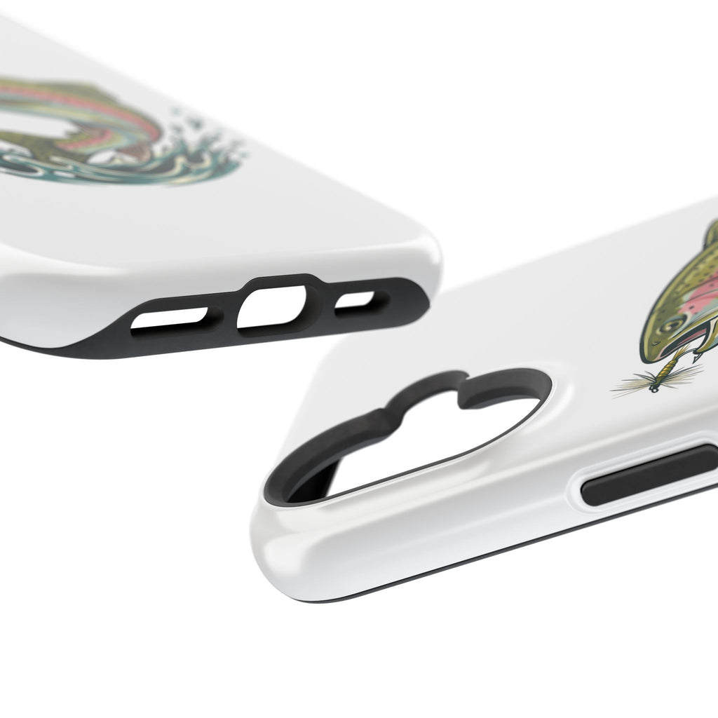 Fishing Rainbow Trout Phone Case – Magnetic Impact-Resistant Cover