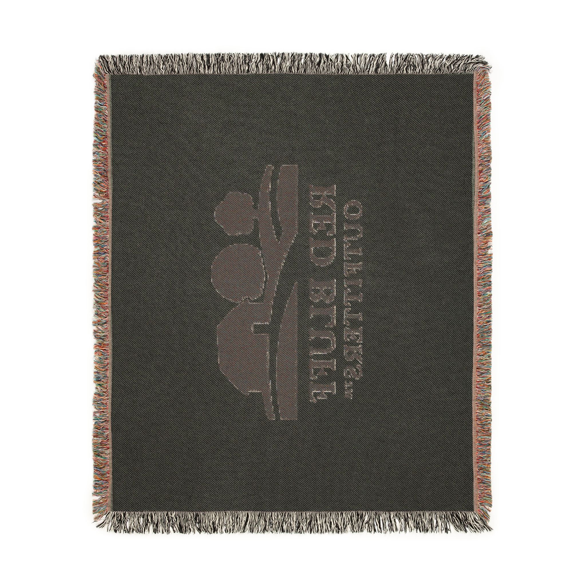 Woven Blanket — Red Bluff Outfitters Farm Logo Throw