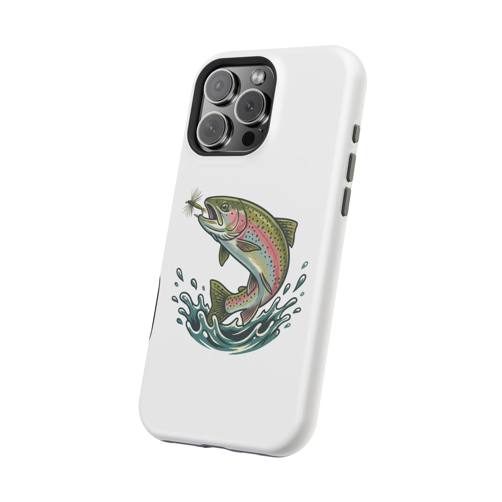 Fishing Rainbow Trout Phone Case – Magnetic Impact-Resistant Cover