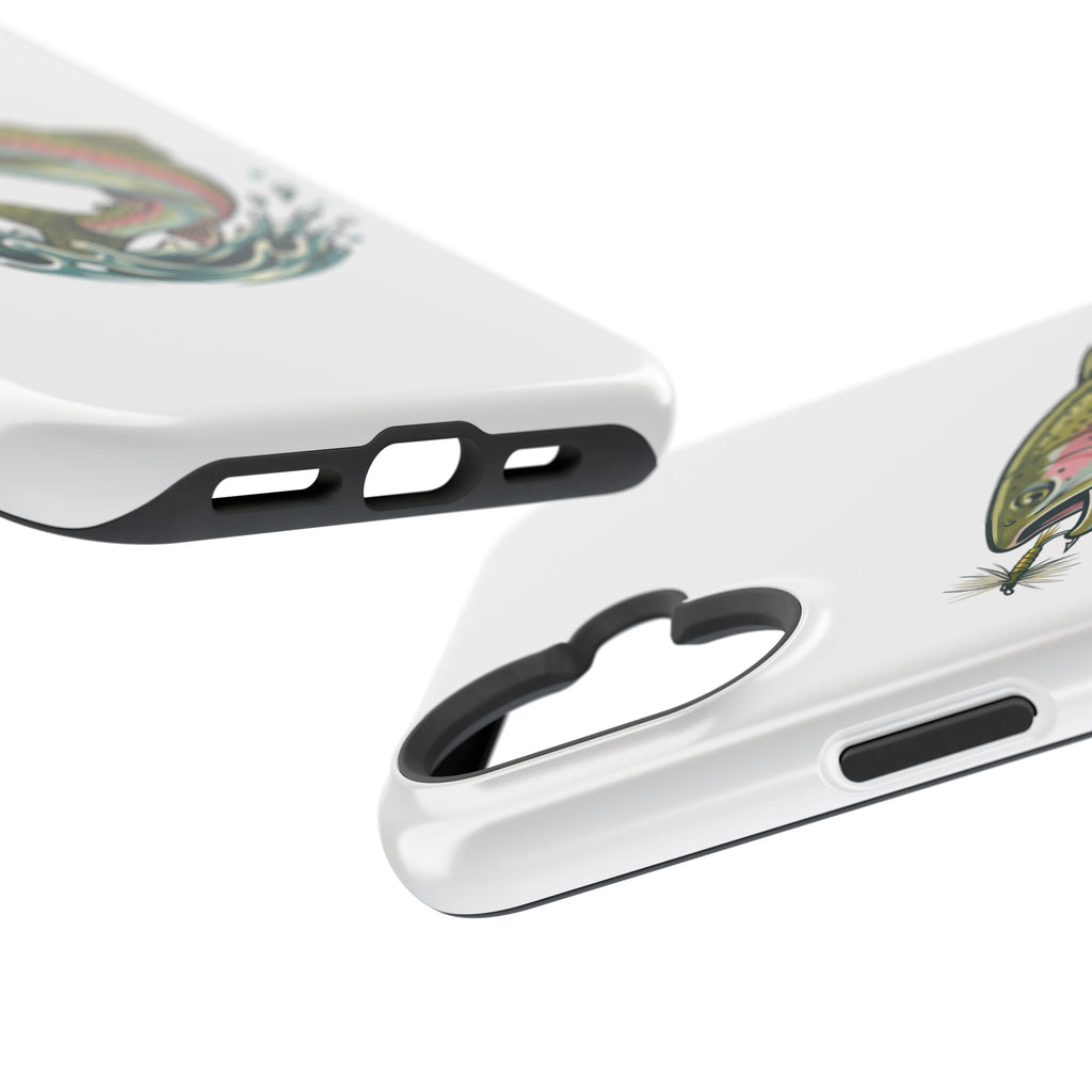 Fishing Rainbow Trout Phone Case – Magnetic Impact-Resistant Cover