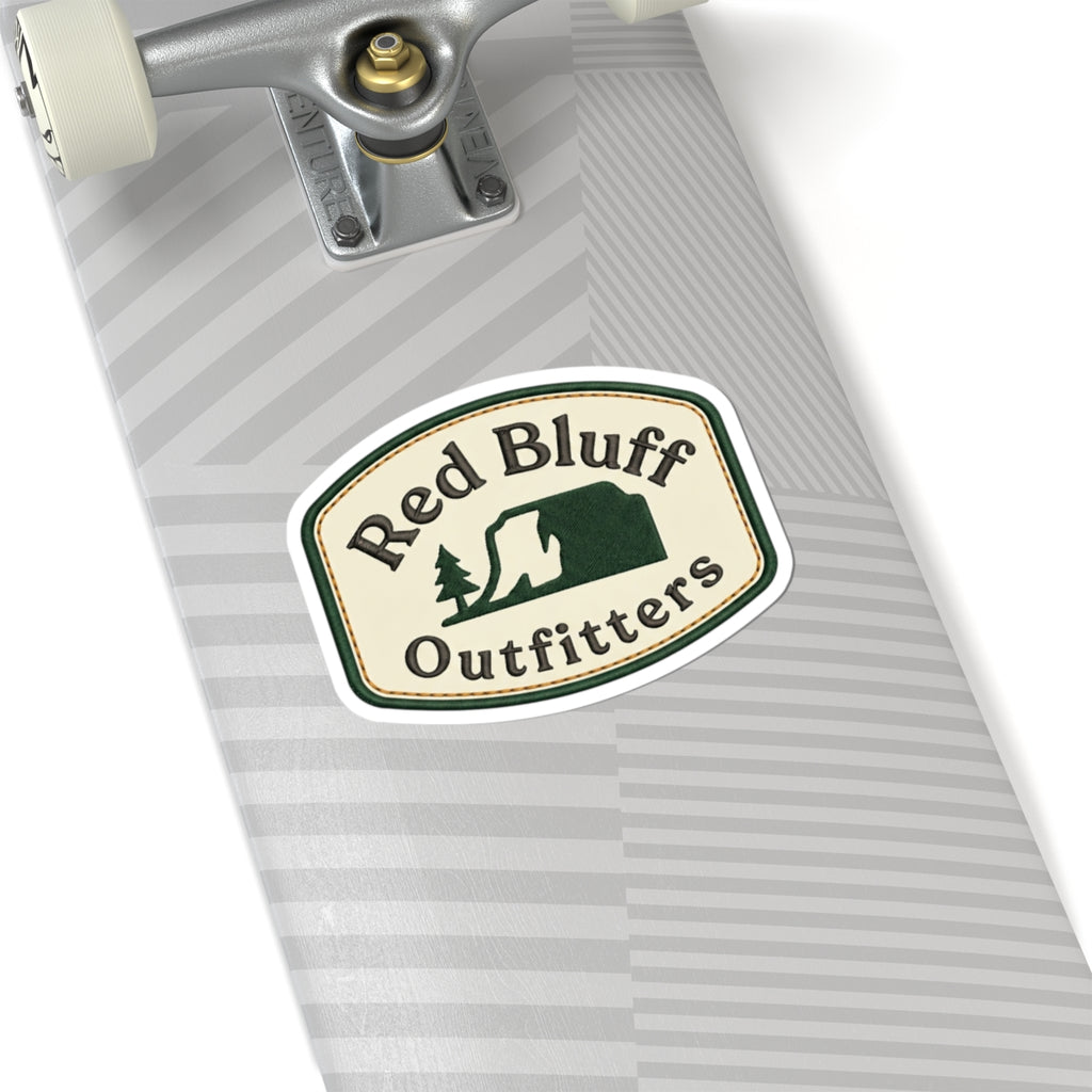 Red Bluff Outfitters Sticker — Retro Outdoor Decal