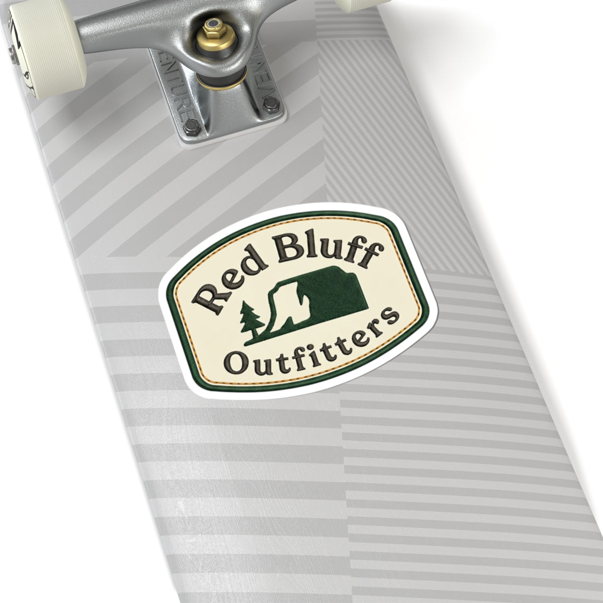 Red Bluff Outfitters Sticker — Retro Outdoor Decal
