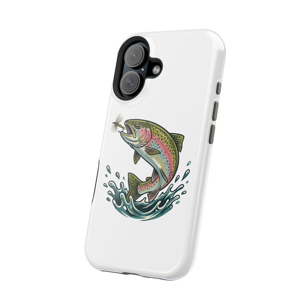 Fishing Rainbow Trout Phone Case – Magnetic Impact-Resistant Cover