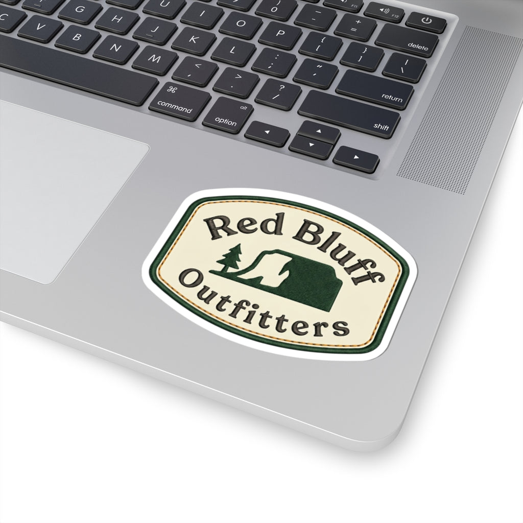 Red Bluff Outfitters Sticker — Retro Outdoor Decal