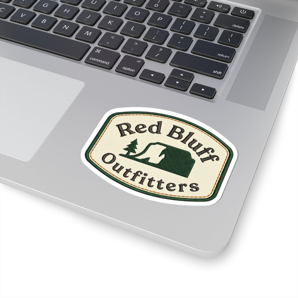 Red Bluff Outfitters Sticker — Retro Outdoor Decal