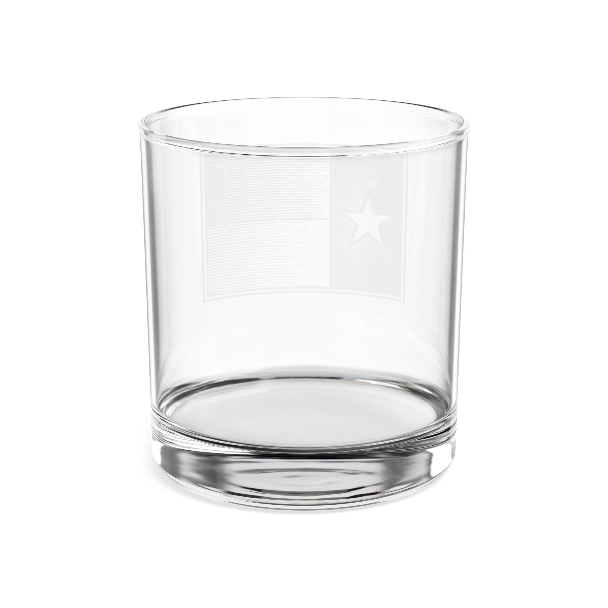 Texas Flag Whiskey Glass — 10.5oz Rocks Glass