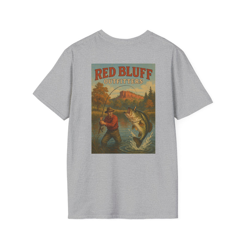 Red Bluff Outfitters Patch T‑Shirt — Retro Outdoor Logo Tee