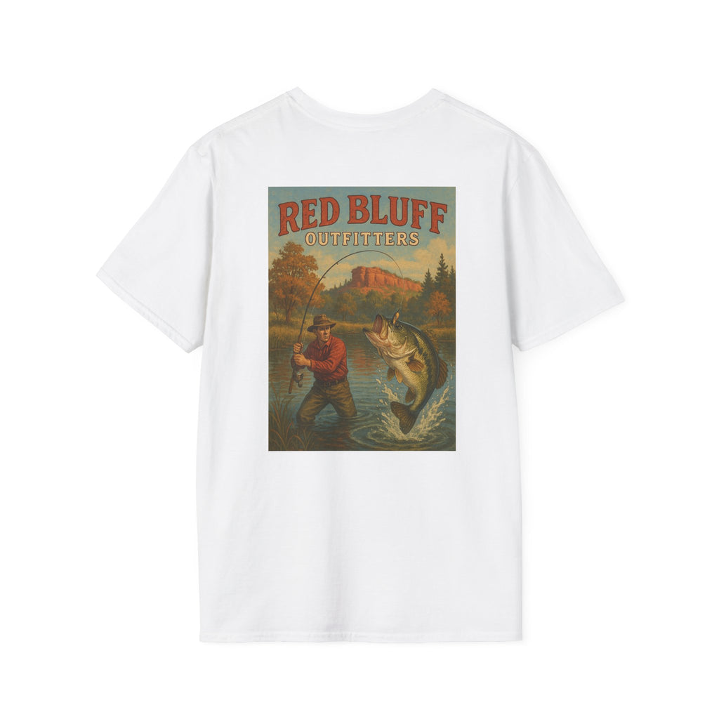 Red Bluff Outfitters Patch T‑Shirt — Retro Outdoor Logo Tee